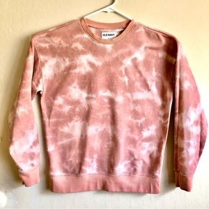 Tie dye Pink Sweatshirt Women’s Small